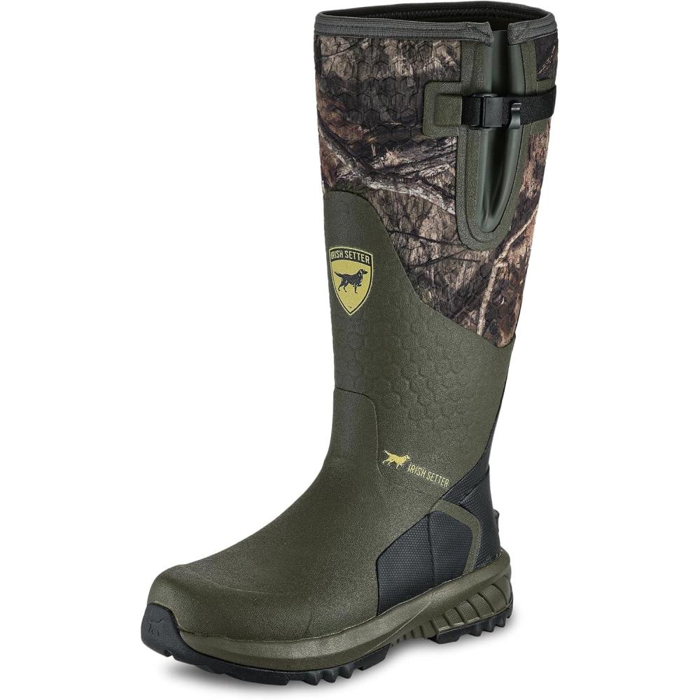 image:imageIrish Setter MudTrek Unisex 17 Waterproof Adjustable Full Fit Hunting BootMossy Oak Country Dna