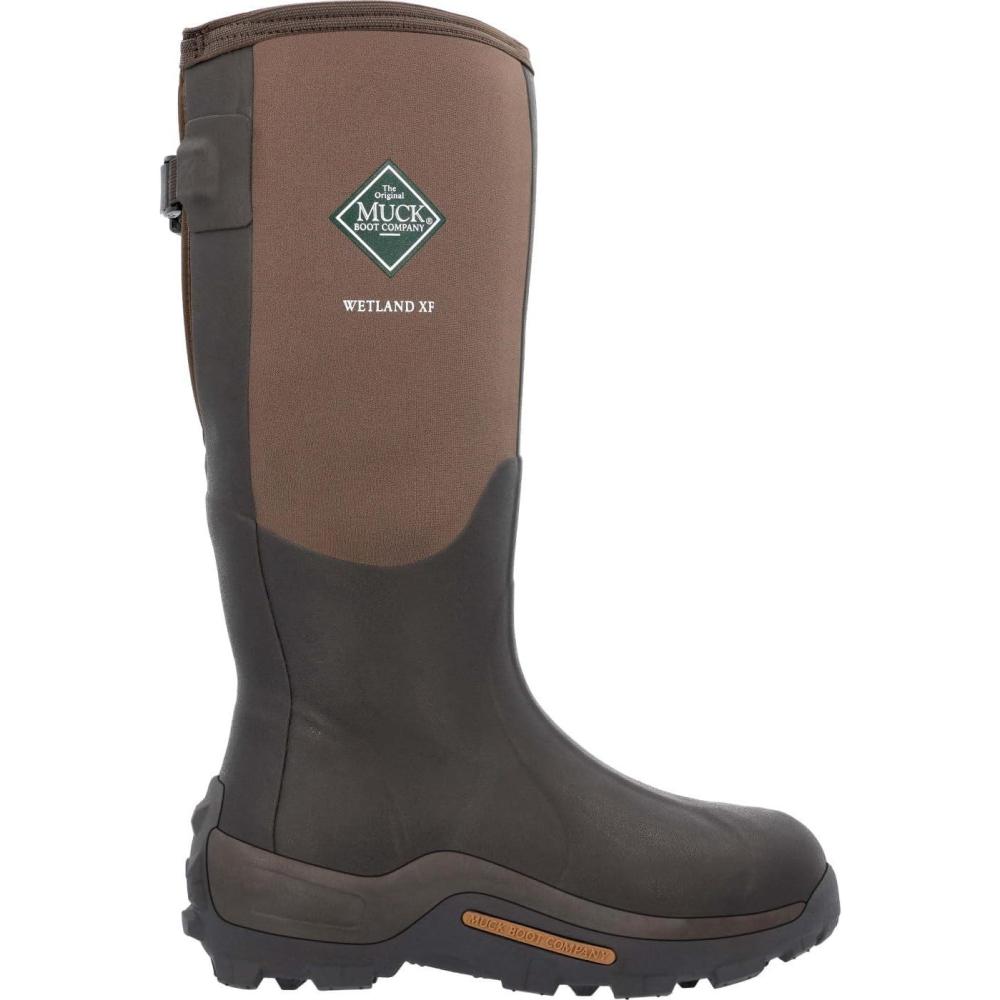 image:imageMUCK Mens Wetland Wide Calf BootBrown