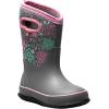 BOGS Classic II Solid Boot Kids Toddler-Youth Boot(Nw – Dark Gray)