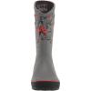 BOGS unisex-child Bogs Kids Rainboot(Cool Dinos Print – Gray)