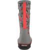 BOGS unisex-child Bogs Kids Rainboot(Cool Dinos Print – Gray)