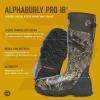 LaCrosse Alphaburly Pro 18″ Insulated Hunting Boots for Men Featuring Waterproof Rubber, 1600G Thinsulate, and EVA Footbed, First Lite Cipher(Mossy Oak Country Dna 1600g)