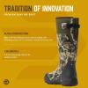 LaCrosse Burly Rubber Hunting & Work Boots for Men – Waterproof ZXT Rubber with Foam Insulation, Top Strap, EVA Footbed, and Slip-Resistant Outsole(First Lite Specter)
