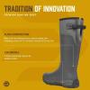 LaCrosse Burly Rubber Hunting & Work Boots for Men – Waterproof ZXT Rubber with Foam Insulation, Top Strap, EVA Footbed, and Slip-Resistant Outsole(Grey Sky)