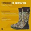 LaCrosse Burly Rubber Hunting & Work Boots for Men – Waterproof ZXT Rubber with Foam Insulation, Top Strap, EVA Footbed, and Slip-Resistant Outsole(Realtree Edge)