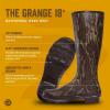 LaCrosse Men’s Grange 18″ Waterproof Hunting Boot(Mossy Oak Original Bottomland)