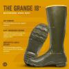 LaCrosse Men’s Grange 18″ Waterproof Hunting Boot(Od Green)