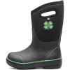 BOGS Classic II Solid Boot Kids Toddler-Youth Boot(4-h Print – Black)