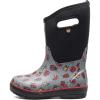 BOGS Classic II Solid Boot Kids Toddler-Youth Boot(Bugs Print – Gray)