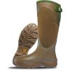 LaCrosse 15″ Alpha Agility Snake Boots for Women Featuring Waterproof Rubber, Eva Soles, and Snake Guard Toe Protection(Brown/Green)