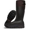 LaCrosse Alphaburly Pro 18″ Insulated Hunting Boots for Men Featuring Waterproof Rubber, 1600G Thinsulate, and EVA Footbed, First Lite Cipher(Brown)