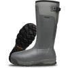 LaCrosse Alphaburly Pro 18″ Insulated Hunting Boots for Men Featuring Waterproof Rubber, 1600G Thinsulate, and EVA Footbed, First Lite Cipher(Grey Sky)