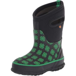 BOGS Classic II Solid Boot Kids Toddler-Youth Boot(4h-black Green)