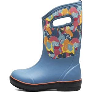 BOGS Classic II Solid Boot Kids Toddler-Youth Boot(Joyful Print – French Blue)