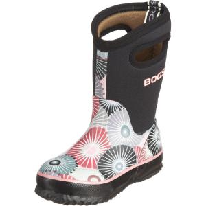BOGS Classic II Solid Boot Kids Toddler-Youth Boot(Umbrellas Print/Black/Multi)
