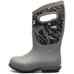 BOGS York Camo Boot Kids Toddler-Youth Boot(Spooky Print – Gray)