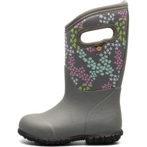 BOGS York Camo Boot Kids Toddler-Youth Boot(Star Heart – Gray)