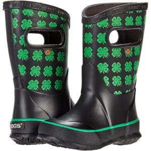 BOGS unisex-child Bogs Kids Rainboot(4h Print – Black)