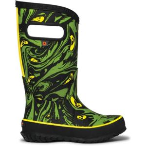BOGS unisex-child Bogs Kids Rainboot(Spooky Print – Black)
