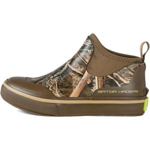Gator Waders Women’s Air Mesh Camp Boots – Durable Breathable Slip-Resistant Waterproof Ankle Boots for Camping & Fishing(Realtree Max-7)