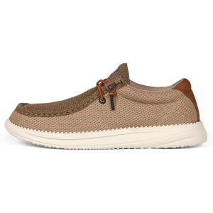 Gator Waders Womens Camp Shoes – Breathable Slip-On Loafers – Elastic Laces – Ultralight All Day Cushioning – Fitted Feel(Mocha)