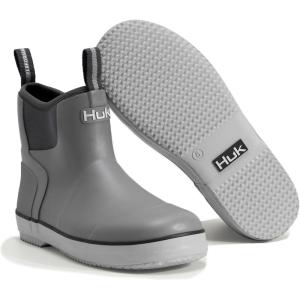 HUK Kids Rogue Wave Shoe, High-Performance Fishing & Deck Boot for Youth(Grey)