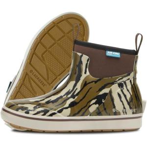 LaCrosse Alpha 6″ Women’s Deck Boot – Air-Circ Liner Rain Shoes – Neoprene Construction – Waterproof Boots for Women – Quick Drying Mesh – Hand Laid Rubber with ForeDeck Outsole(Mossy Oak Original Bottomland)