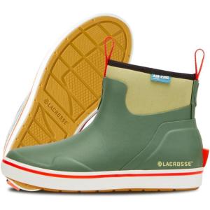 LaCrosse Alpha 6″ Women’s Deck Boot – Air-Circ Liner Rain Shoes – Neoprene Construction – Waterproof Boots for Women – Quick Drying Mesh – Hand Laid Rubber with ForeDeck Outsole(Sea Spray)