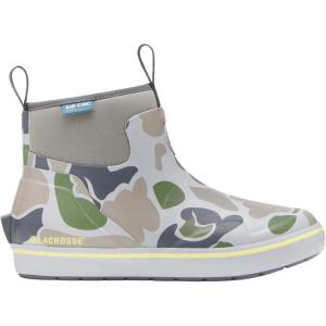LaCrosse Alpha 6″ Women’s Deck Boot – Air-Circ Liner Rain Shoes – Neoprene Construction – Waterproof Boots for Women – Quick Drying Mesh – Hand Laid Rubber with ForeDeck Outsole(Seagrass Duck Camo)