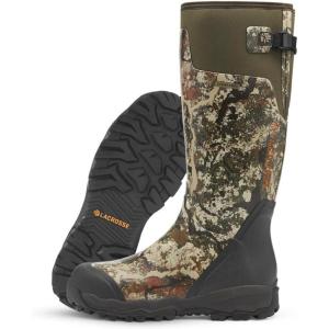 LaCrosse Burly Rubber Hunting & Work Boots for Men – Waterproof ZXT Rubber with Foam Insulation, Top Strap, EVA Footbed, and Slip-Resistant Outsole(First Lite Specter)