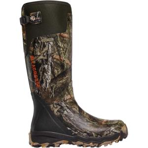LaCrosse Burly Rubber Hunting & Work Boots for Men – Waterproof ZXT Rubber with Foam Insulation, Top Strap, EVA Footbed, and Slip-Resistant Outsole(Mossy Oak Break-up Country)