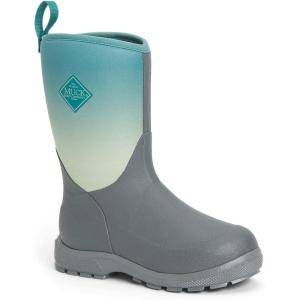 MUCK Kids’ Element Boots(Gray/Teal Fade)