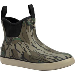 NOMAD mens Ba Boot, Rubber Ankle Hunting Boot(Mossy Oak Greenleaf)