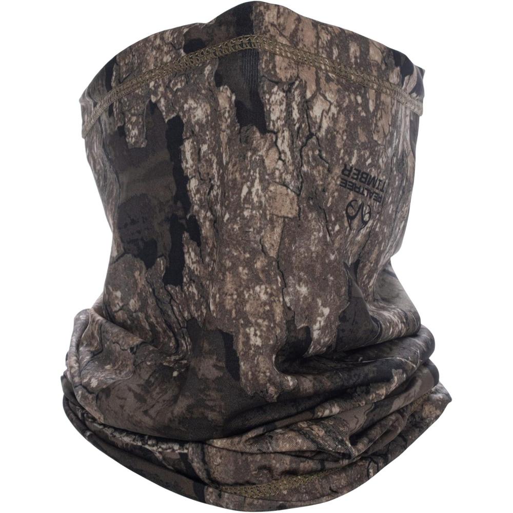 image:imageNorth Mountain Gear  Camouflage Neck Gaiter For Hunting  Moisture WickingRealtree Timber