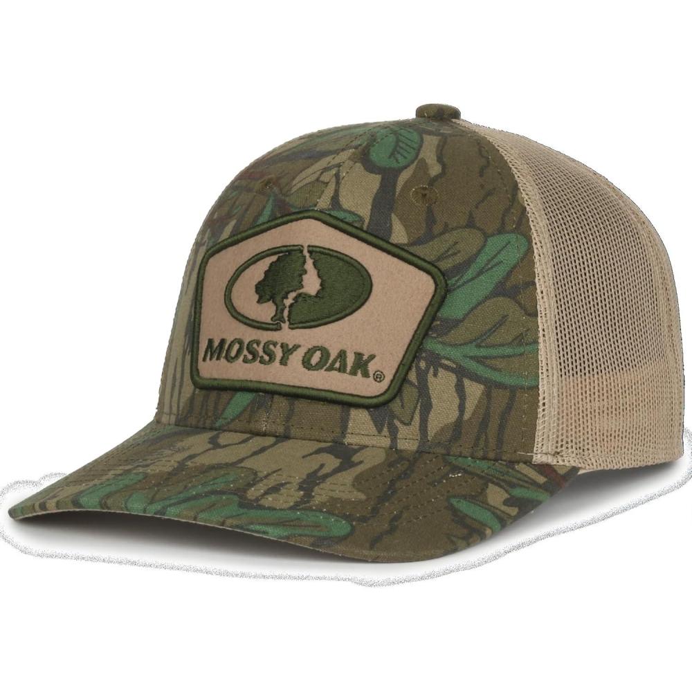 image:imageOutdoor Cap Mens Mofs53 Hat Mossy Oak GreenleafTan Large US