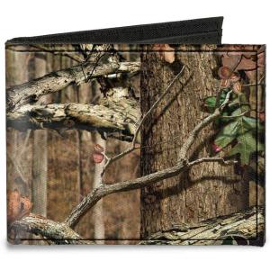 Buckle-Down Canvas Bi-fold Wallet – Mossy Oak Break-up Infinity Accessory(Multicolor)