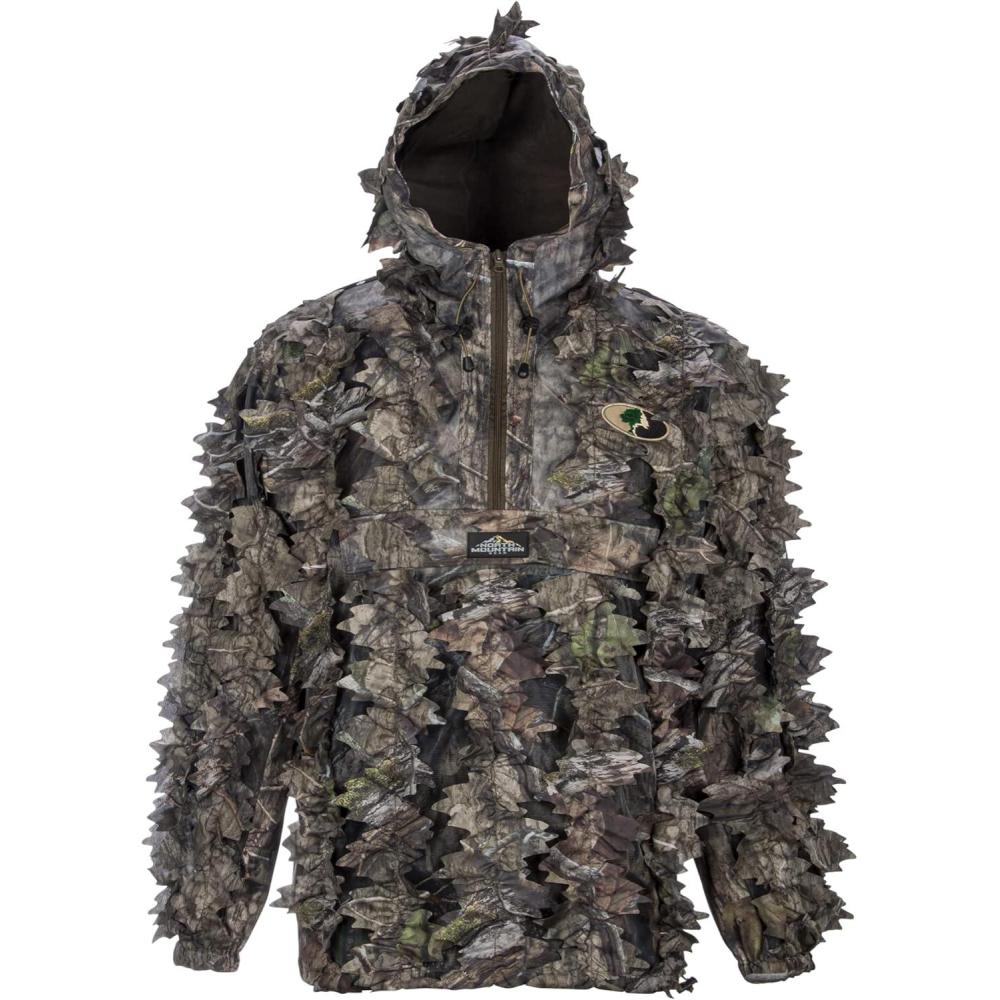 image:imageNorth Mountain Gear Leafy Camo Hunting Jacket  Lightweight 12 Zip Hoodie with Hood amp PouchMossy Oak Country Dna