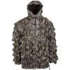 North Mountain Gear Leafy Camo Hunting Jacket – Lightweight 1/2 Zip Hoodie with Hood & Pouch(Mossy Oak Bottomland)
