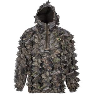 North Mountain Gear Leafy Camo Hunting Jacket – Lightweight 1/2 Zip Hoodie with Hood & Pouch(Mossy Oak Country Dna)