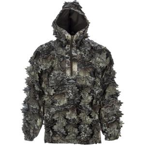 North Mountain Gear Leafy Camo Hunting Jacket – Lightweight 1/2 Zip Hoodie with Hood & Pouch(Realtree Excape)