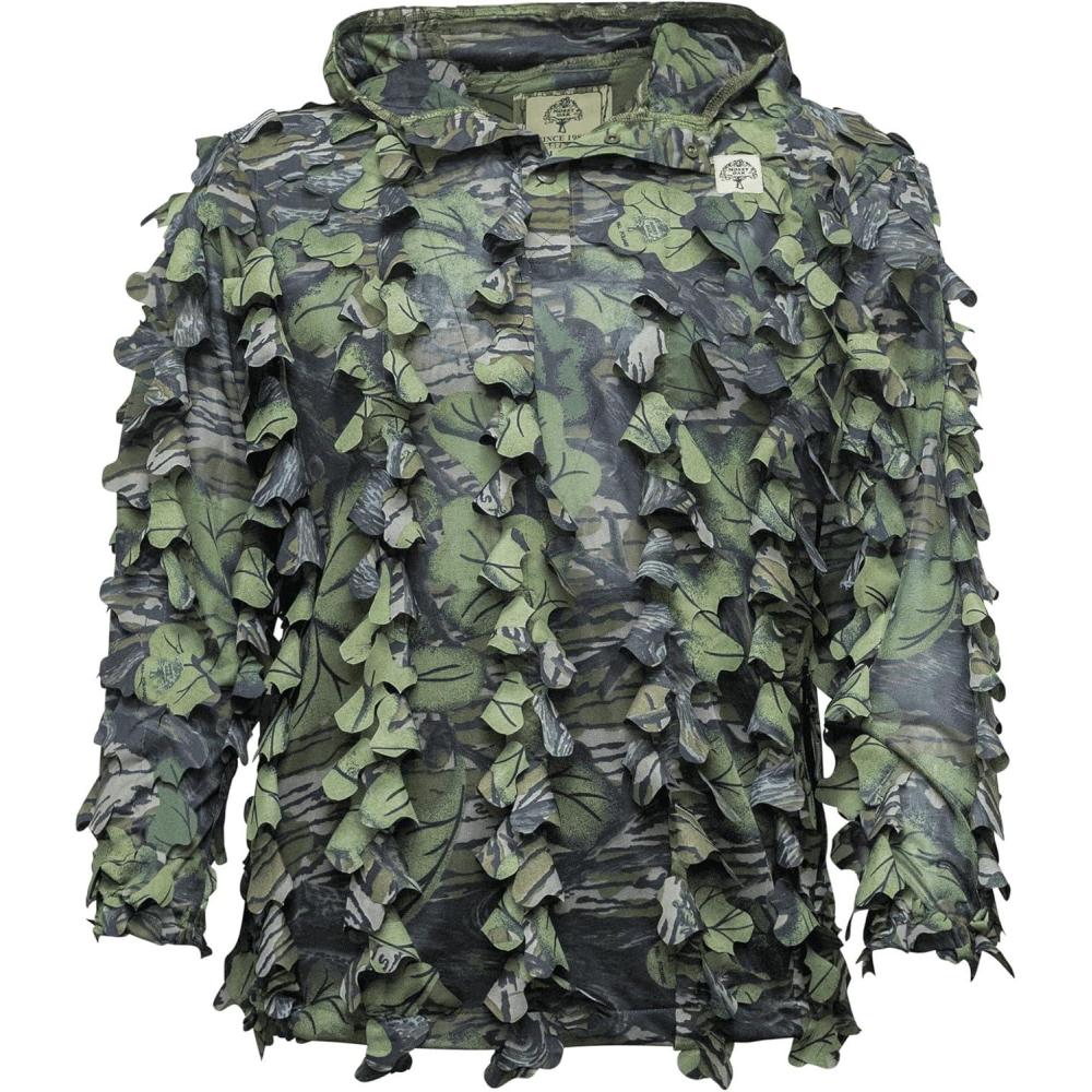 image:imageMossy Oak Mens Leafy Quarter Snap Camo Hunting ShirtFull Foliage