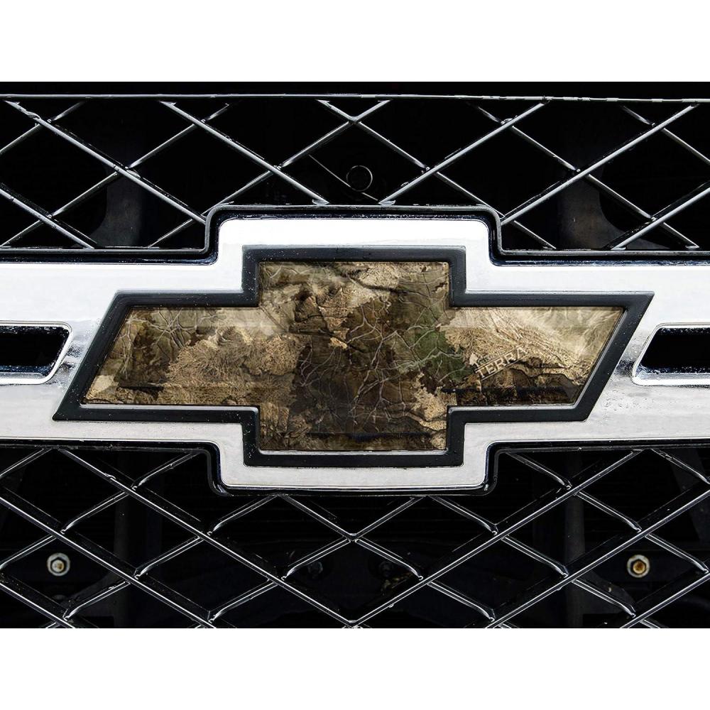 image:imageMossy Oak Graphics 14010BZ Universal Pattern Auto Emblem Skin Easy to Install Vinyl Wrap Fits Any Auto Emblem On Trucks Cars Or SUVsElements Terra Bayou
