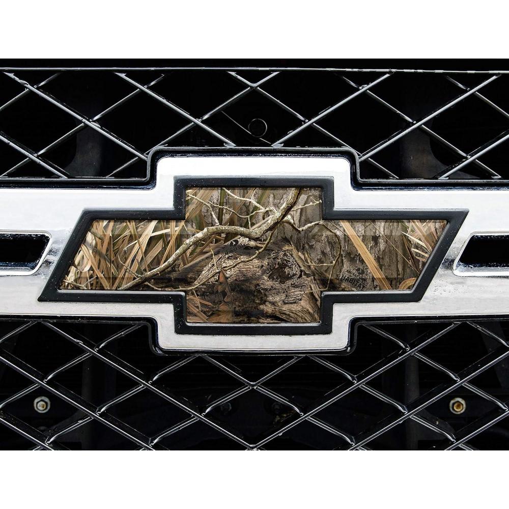 image:imageMossy Oak Graphics  14010BZ Universal Pattern Auto Emblem Skin  Easy to Install Vinyl Wrap  Fits Any Auto Emblem On Trucks Cars Or SUVsShadow Grass Habitat