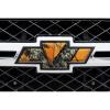 Mossy Oak Graphics – 14010-BZ Universal [Pattern] Auto Emblem Skin – Easy to Install Vinyl Wrap – Fits Any Auto Emblem On Trucks, Cars, Or SUVs(Blaze)