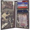 NCAA Virginia Cavaliers Zep-Pro Mossy Oak Nylon and Leather Secretary-Style Roper Concho Wallet, Camouflage, One Size