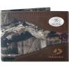 NCAA Alabama Crimson Tide Zep-Pro Mossy Oak Nylon and Leather Passcase Concho Wallet, Camouflage, One Size