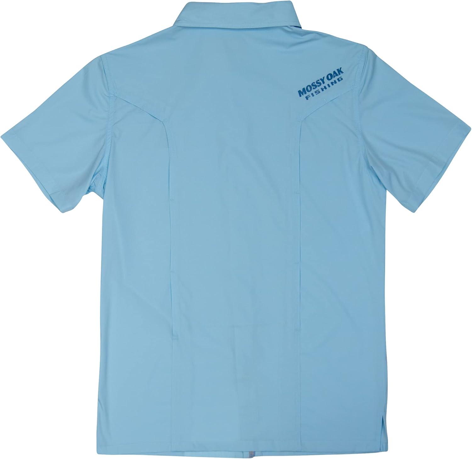 image:imageMossy Oak Mens Mens Fishing Shirts Short Sleeve OffshoreCool Blue