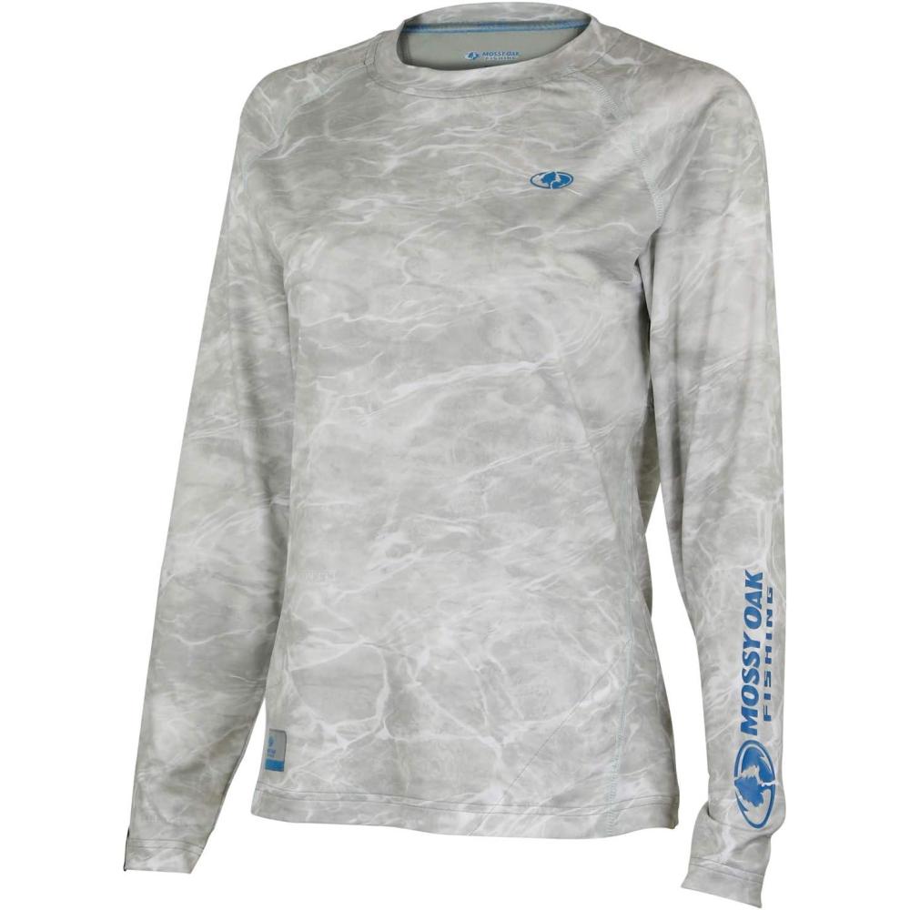 image:imageMossy Oak Womens Long Sleeve Fishing Shirts for Women with UPF Sun ProtectionBonefishSoothing Sea