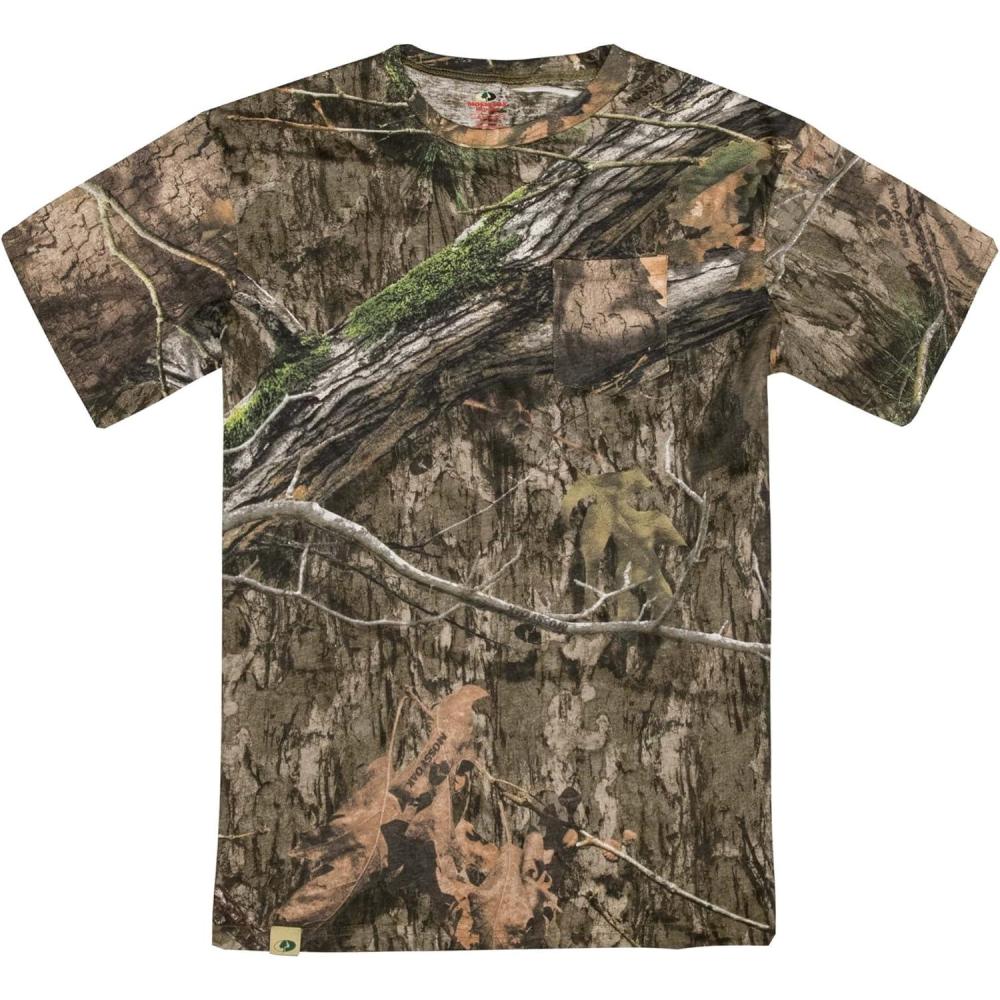 image:imageMossy Oak Mens Camo Hunting Shirt Short Sleeve CottonCountry Dna