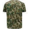 Mossy Oak Camo Hunting Short Sleeve Shirt for Men – Lightweight Performance Stretchable Tee with 4-Way Stretch & Cooling Tech(Greenleaf)